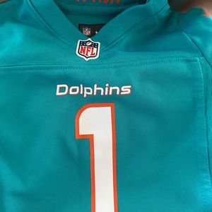 Miami Dolphins baby Onsie Jersey.